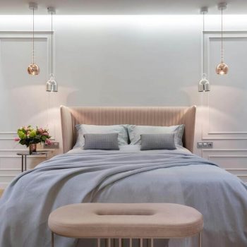 Relaxing bedroom lighting