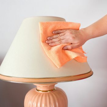How to clean lamp shades