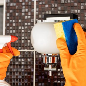How to clean wall lights