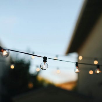 How to hang outdoor lights: String lights edition