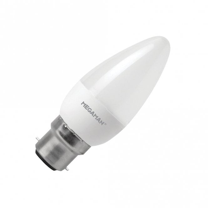 Megaman 143356 5.5w Cool White LED Bayonet Cap Candle Bulb
