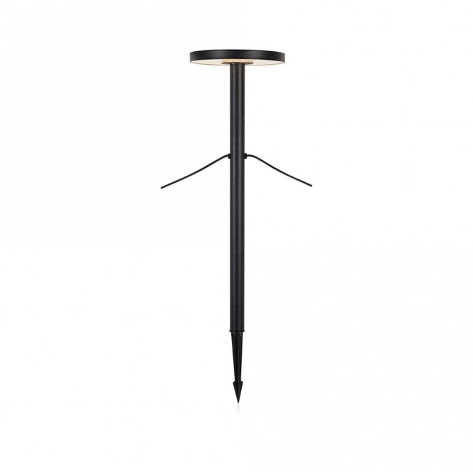 Markslojd 400333  Garden 24V 5W Integrated LED Outdoor Aluminium Bollard Light in Black Finish