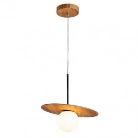 Accord Orbit Ceiling Pendant Light - Teak