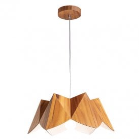 Accord Physalis Ceiling Pendant Light - Teak