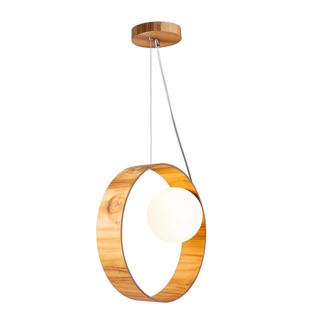 Accord  Sfera Ceiling Pendant Light - Teak