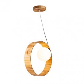 Accord Sfera Ceiling Pendant Light - Teak