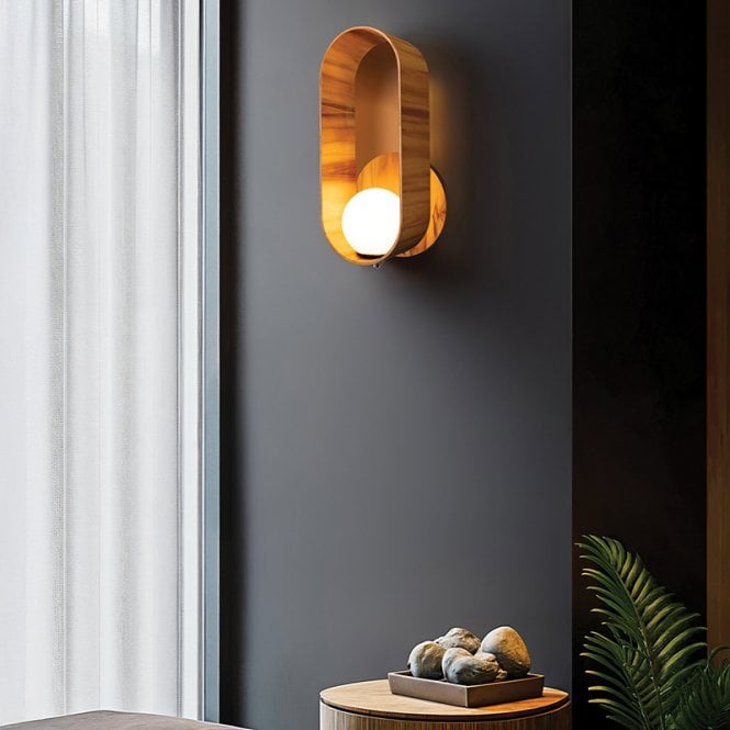 Accord  Sfera Wall Light - Teak