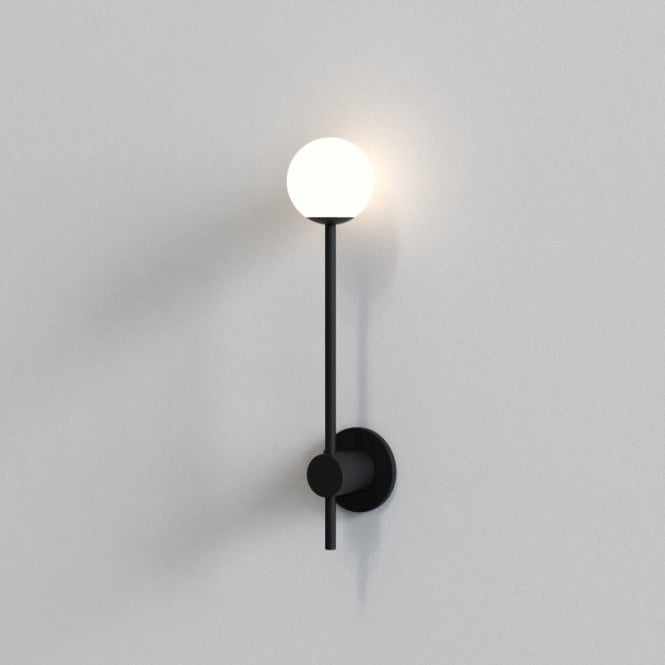 Astro 400764 Orb Single Light Bathroom Wall Fitting in Matt Black Finish