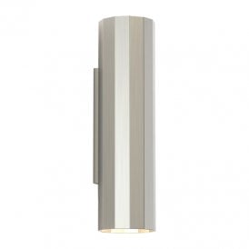 48172 Hashira 300 Twin Up & Down Wall Light Fitting in Matt Nickel Finish