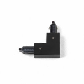 Astro 90 Degree Left Angle Connector In Black Finish
