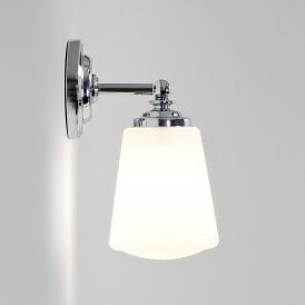 Astro Anton Single Light Bathroom Wall Fitting in Polished Chrome Finish