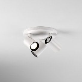 Astro Aqua 3 Light LED Bathroom Spot Light Fitting In White Finish