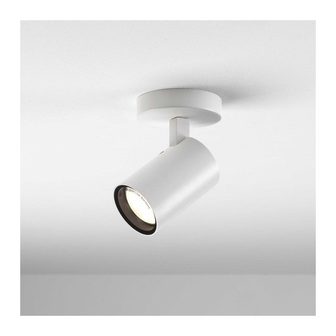 Astro  Aqua Single Light LED Bathroom Spot Light In White Finish