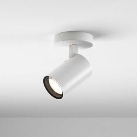 Astro Aqua Single Light LED Bathroom Spot Light In White Finish