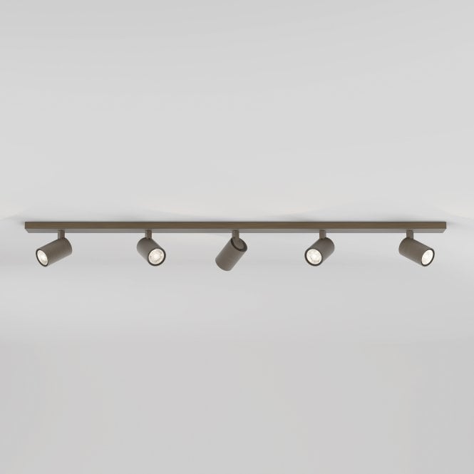 Astro Ascoli 5 Light Bar Ceiling Spotlight in Bronze Finish