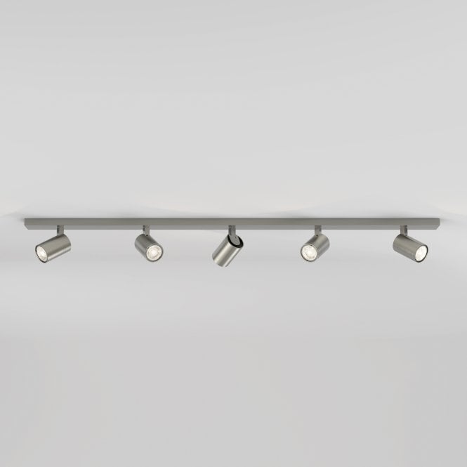 Astro Ascoli 5 Light Bar Ceiling Spotlight in Matt Nickel Finish