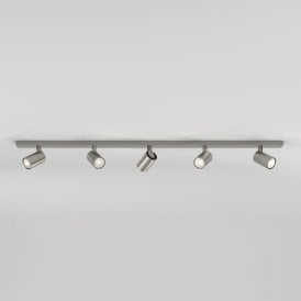 Astro Ascoli 5 Light Bar Ceiling Spotlight in Matt Nickel Finish