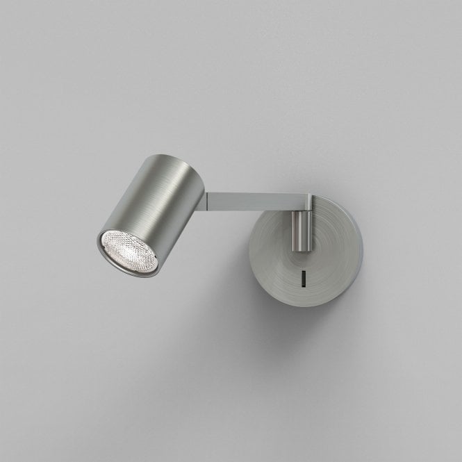 Astro  Ascoli Single Switched Swing Arm LED Wall Spotlight in Matt Nickel Finish