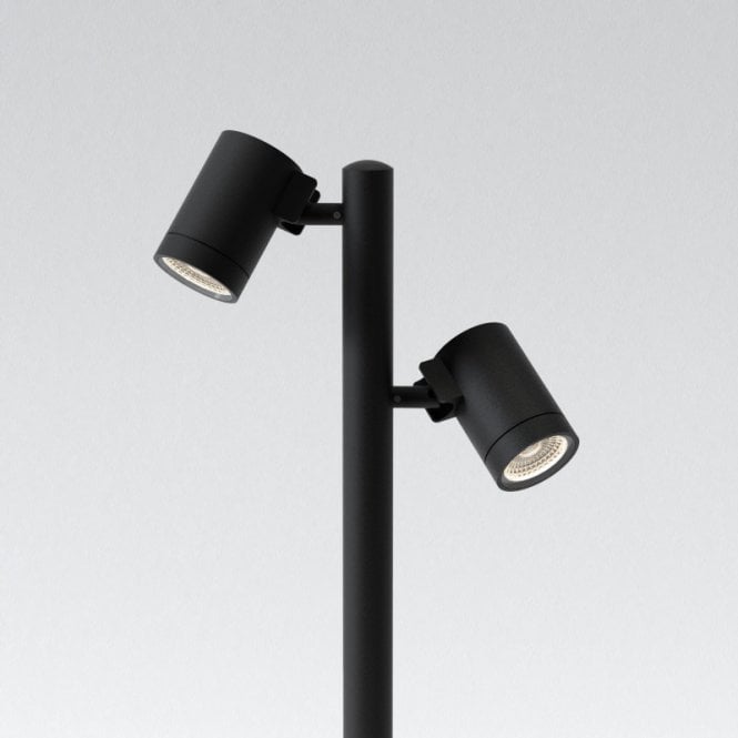 Astro  Bayville 2 Light Outdoor Integrated LED Spike Post Light in Textured Black Finish