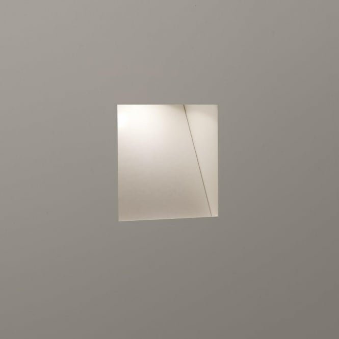 Astro Borgo Trimless 65 Single Light LED Recessed Wall Fitting In White Finish