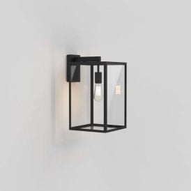 Astro Box 450 Single Light Outdoor Wall Lantern In Black Finish