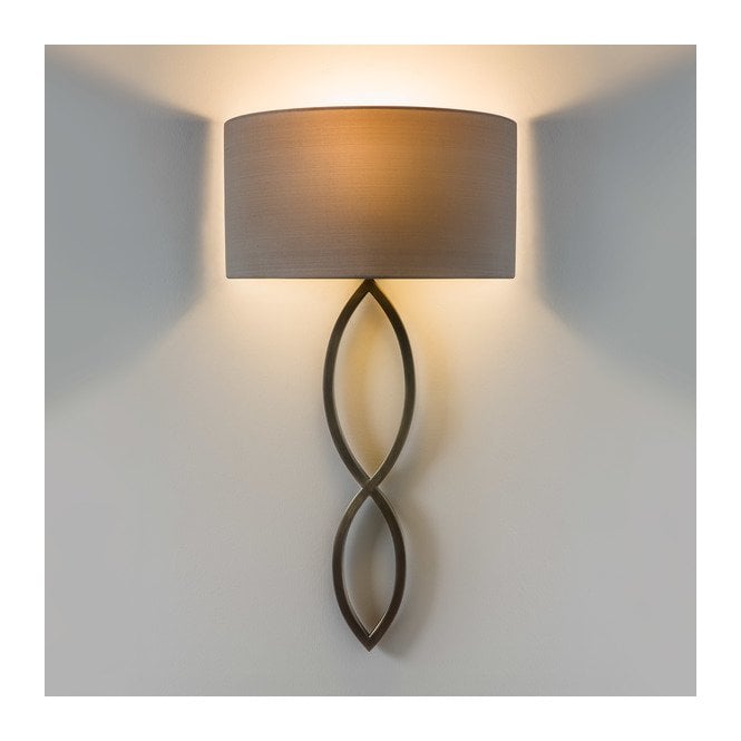 Astro  Caserta Single Light Wall Fitting Only In Bronze Finish