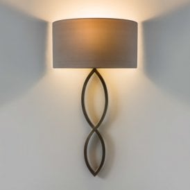 Astro Caserta Single Light Wall Fitting Only In Bronze Finish