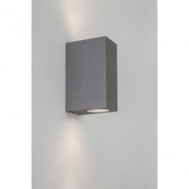 Astro Chios 150 2 Light LED Wall Fitting in Textured Grey Finish