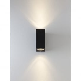 Astro Chios 150 2 Light Outdoor Wall Fitting In Black Finish