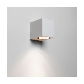 Astro Chios 80 Single Light Outdoor Wall Fitting in White Finish (Dimmable)