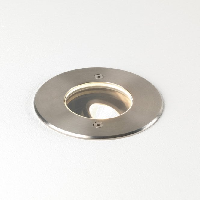 Astro Cromarty 100 Integrated LED Recessed Exterior Drive Over Ground Light In Brushed Stainless Steel Finish