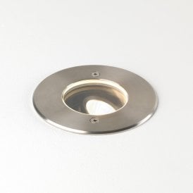 Astro Cromarty 100 Integrated LED Recessed Exterior Drive Over Ground Light In Brushed Stainless Steel Finish