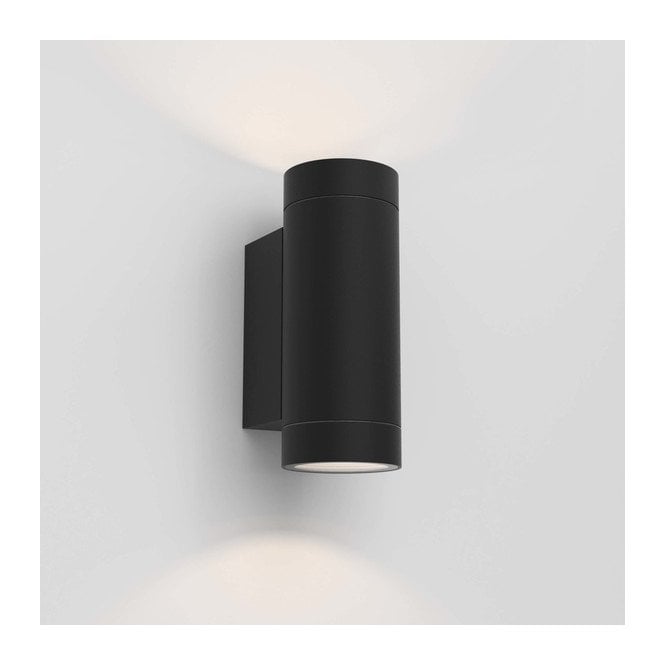 Astro  Dartmouth Twin Light LED Outdoor Wall Fitting in Textured Black Finish