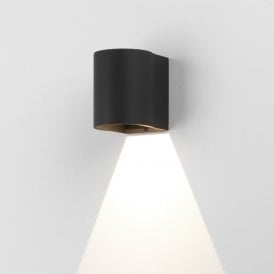 Astro Dunbar 100 LED Outdoor Wall Fitting in Black Finish