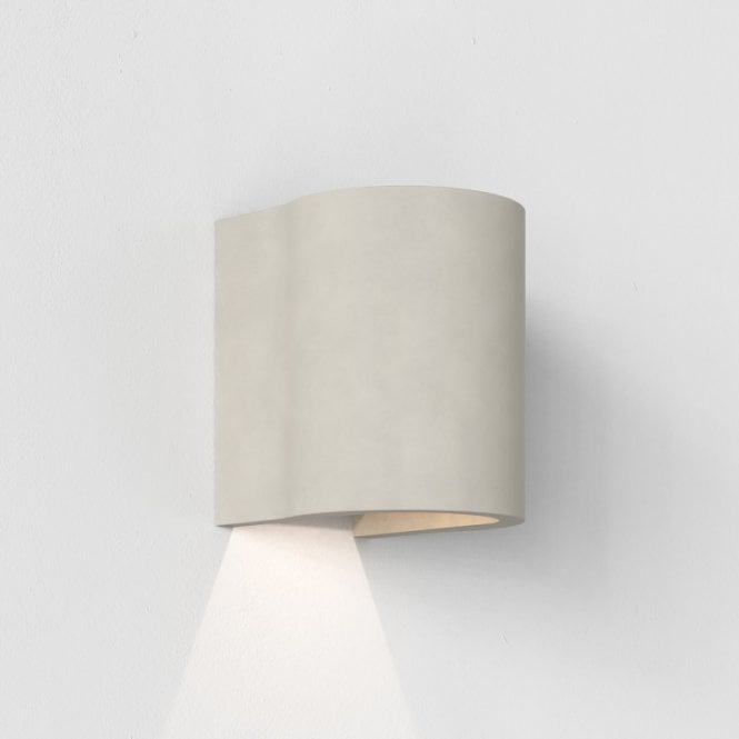 Astro  Dunbar 120 LED Outdoor Wall Fitting in Concrete Finish