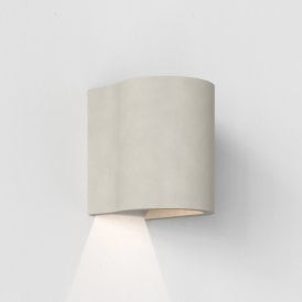 Astro Dunbar 120 LED Outdoor Wall Fitting in Concrete Finish