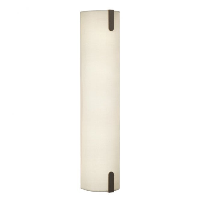 Astro  Elba 600mm Flush 2 Light Wall Fitting in Putty Polycotton Fabric with Metal Details