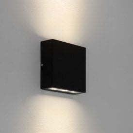 Astro Elis LED Outdoor Wall Fitting in Black Finish