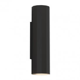 Astro Hashira 300 Twin Up & Down Wall Light Fitting in Matt Black Finish