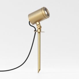 Astro Jura Single Light Outdoor Stake Post Fitting in Solid Brass Finish