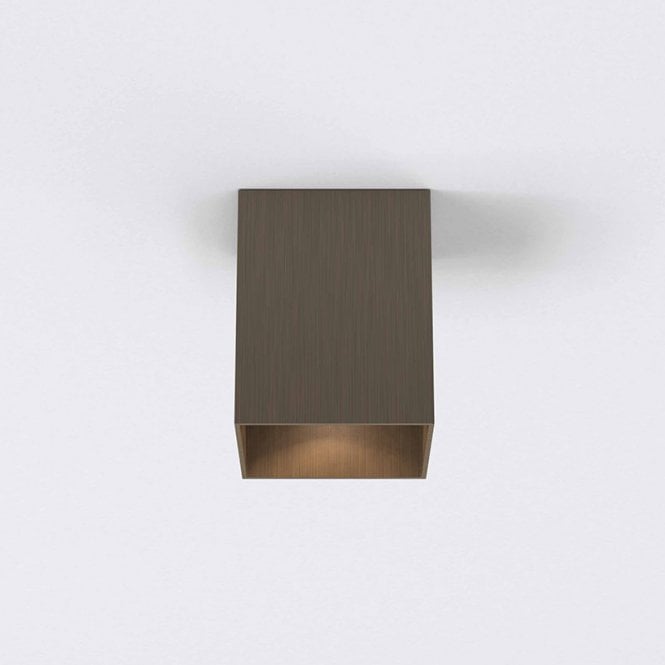 Astro Kinzo 140 Integrated Dimmable LED Ceiling Fitting In Bronze Finish