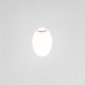 Astro Leros Plastered In Recessed Single Light LED Wall Fitting