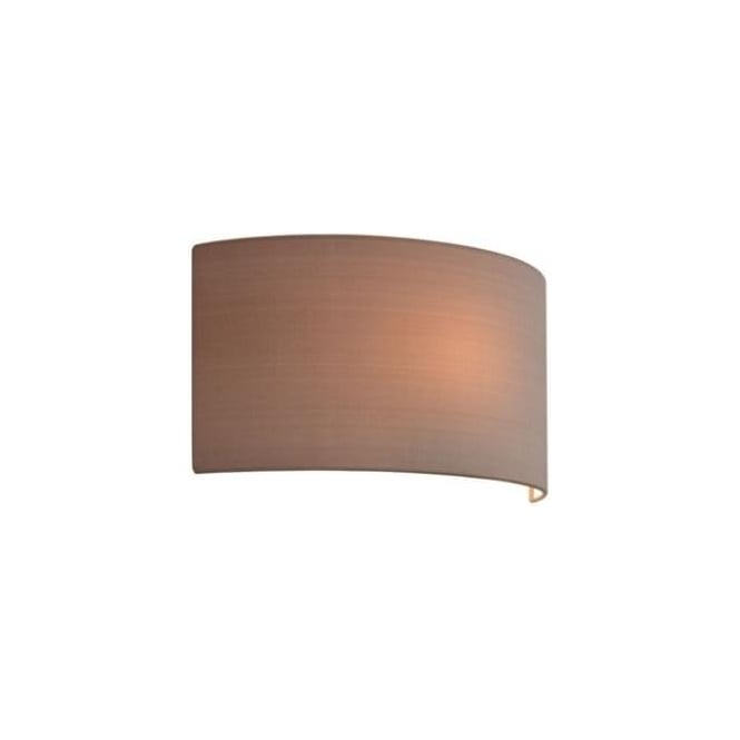 Astro Lima Semi Circular Fabric Wall Shade In Oyster Finish