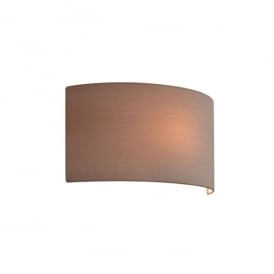 Astro Lima Semi Circular Fabric Wall Shade In Oyster Finish