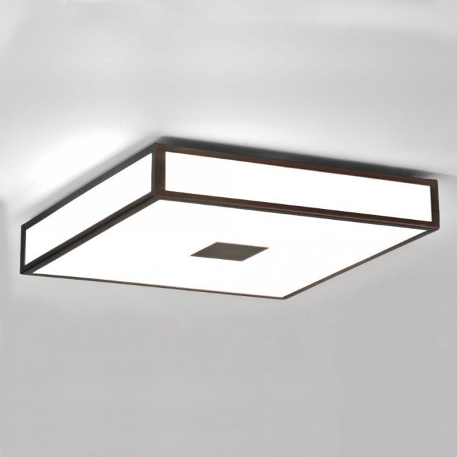 Astro  Mashiko 400 Bathroom 4 Light Ceiling Fitting In Bronze Finish