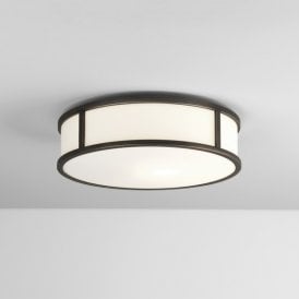 Astro Mashiko Round 300 Single Light Ceiling Fitting In Bronze Finish