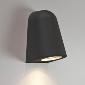 Astro Mast Single Light Outdoor Wall Fitting in Black Finish