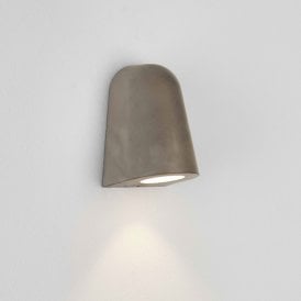Astro Mast Single Light Outdoor Wall Fitting in Concrete Finish