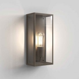 Astro Messina 160 Single Light Outdoor Wall Fitting in Bronze Finish