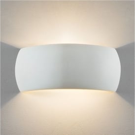 Astro Milo 400 Single Light Ceramic Wall Washer In White Finish